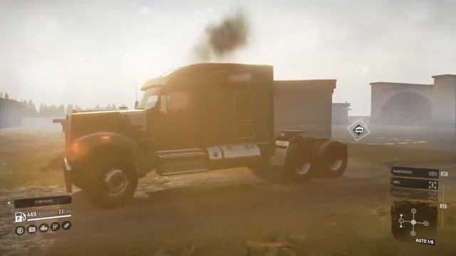 SnowRunner Kenworth W990 смотреть онлайн