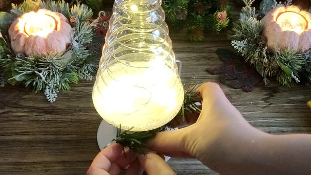 Поделки-переделки. Новогодний светильник из подручных средств