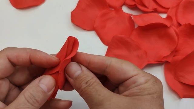 ❗  МК💖DIY💖 РОЗА із ЗЕФІРНОГО ФОАМІРАНУ без МОЛДІВ  і ШАБЛОНІВ/ D-14см