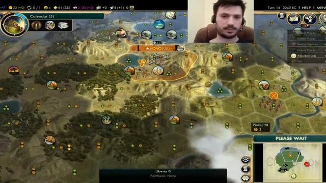 Civ V - Pioneering Polynesia - how I play the first turns of the game - part 2 смотреть онлайн