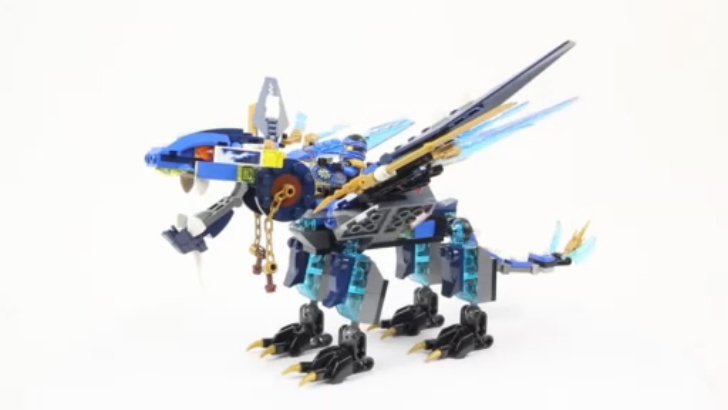 Lego Ninjago 70602 Jay s Elemental Dragon - Lego Speed build смотреть онлайн