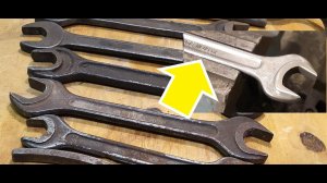 Как очистить ржавчину на старых гаечных ключах