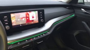 Абсолютно новая ŠKODA OCTAVIA A8  - Подсветка салона своими руками