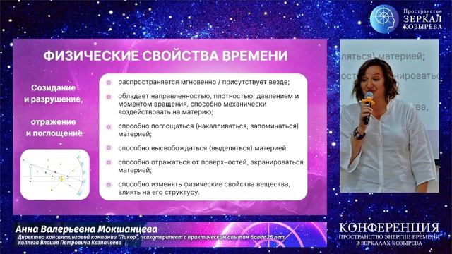Время и Зеркала Козырева. Где взаимосвязи_ Анна МОКШАНЦЕВА смотреть онлайн