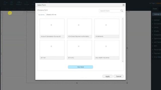 How to open a form in the form builder смотреть онлайн