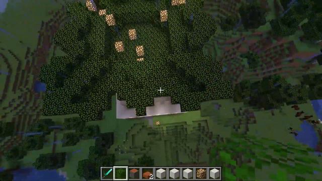 Майнкрафт | Как построить сад с огромным деревом