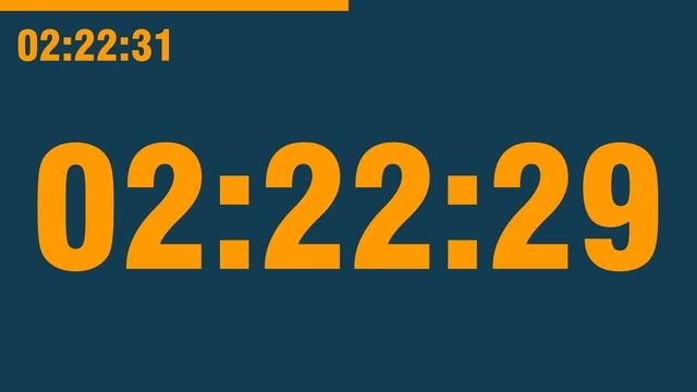 4 hour 45 minute timer (with end alarm, time elapsed and progress bar) смотреть онлайн