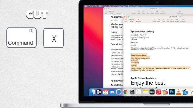 Mac For Beginners 2021 - Copy, Paste, Cut, Move Text And Files On Mac (MacOS Big Sur)