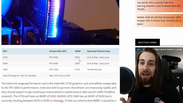 Competition ARRIVED! Intel ARC A750, A580 & A380 GPUS Price and Release Date! смотреть онлайн