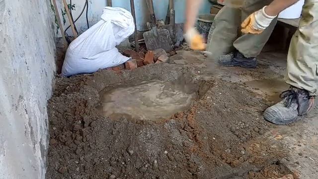 Замешивание раствора без посуды