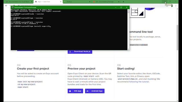 React Native 01 : Installing React Native with Visual Studio Code | vs code plugins смотреть онлайн