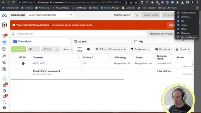 Экспорт/Импорт настроек колонок в Facebook Ads Manager смотреть онлайн