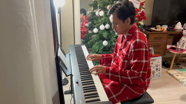 Silent Night (Piano Cover) Testing Casio CDP-S110BK From Costco #christmas #christmasmusic #piano