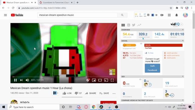 I played Mexican Dream Speedrun music when the clock hit midnight смотреть онлайн