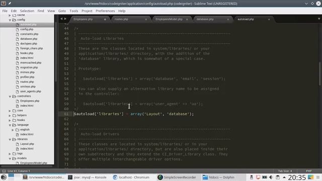 18 - Nuestro Primer Modelo: Extracción y Presentación de Datos [CodeIgniter 3 - PHP 7] смотреть онлайн