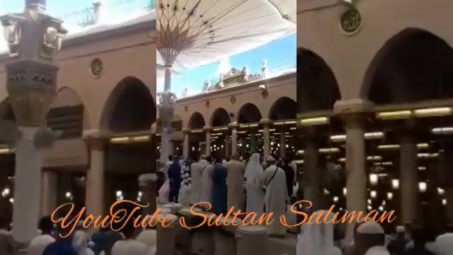 УМРАТ 2018 МЕЧЕТЬ ГДЕ ПОХОРОНИЛИ МУХАММЕДА (САС) АБУ БАКРА И УМАР БИН ХАТТАБА (Мечеть Мохаммеда) смотреть онлайн