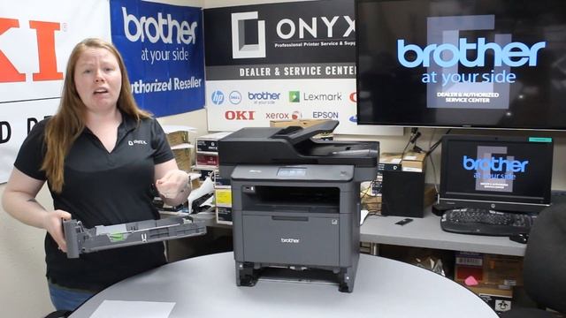 Brother MFC-L5900dw | Common Causes of a Paper Jam | Onyx Imaging смотреть онлайн