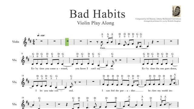 Bad Habits - Ed Sheeran - Violin cover смотреть онлайн