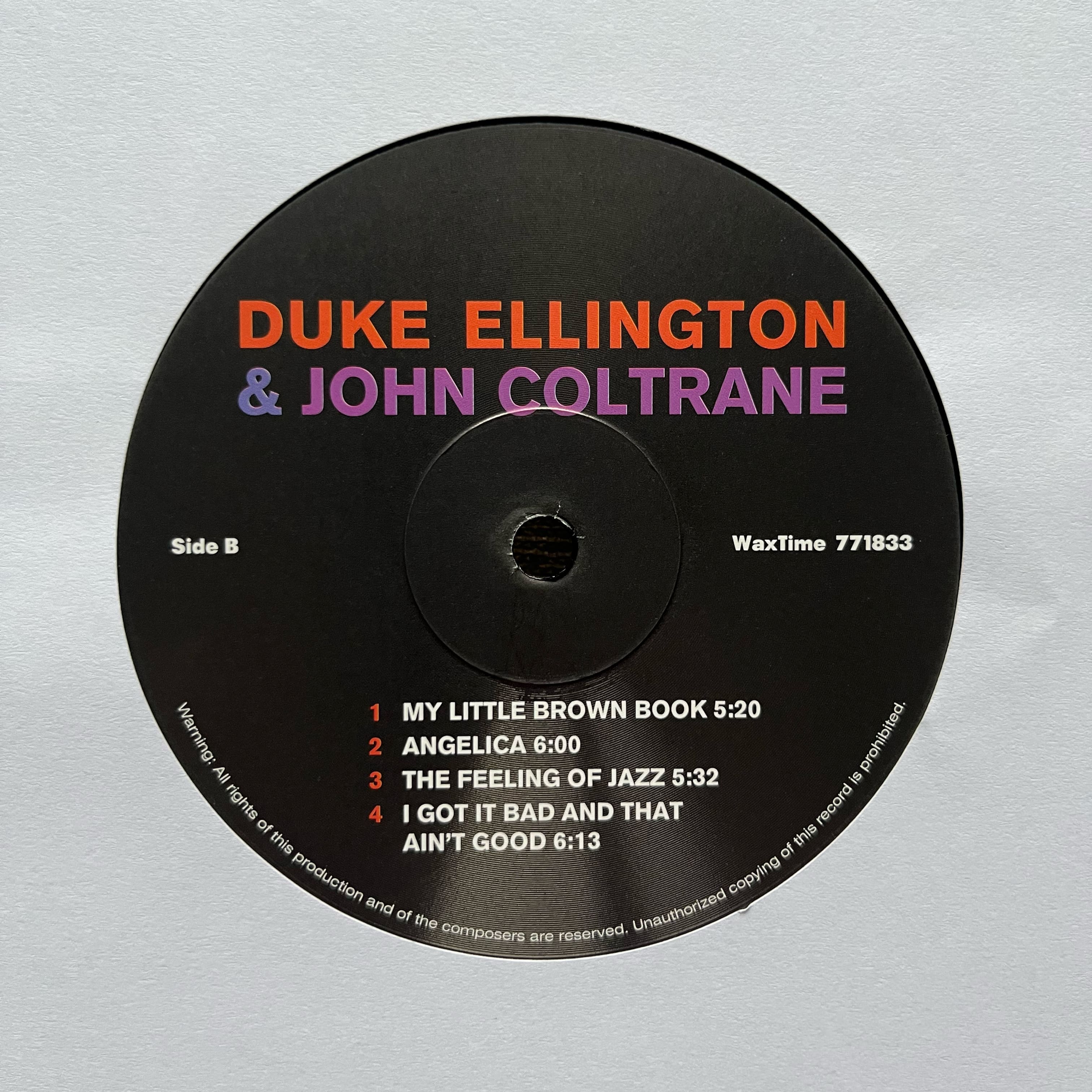 Duke Ellington & John Coltrane (side B) смотреть онлайн