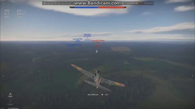 War Thunder Ki-43-I Hayabusa Kotobuki Suadron смотреть онлайн