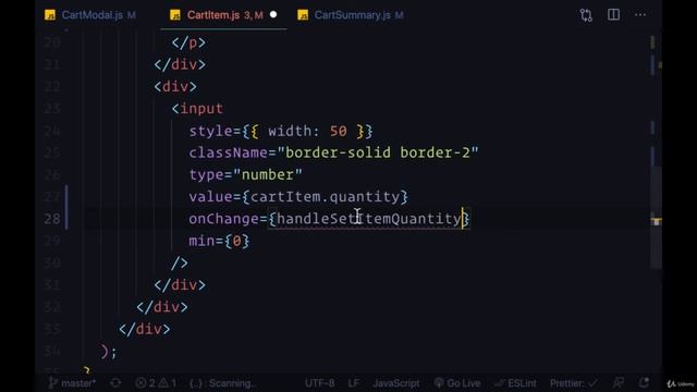 Set item quantity with cart modal in shopping application #16 смотреть онлайн