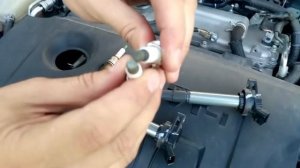 Тойота Королла. Замена свечей зажигания.Toyota Corolla e 160.