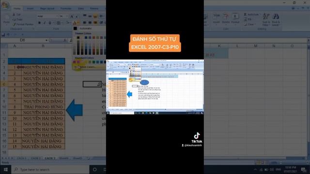# Đánh số thứ tự Excel -C3-P10 смотреть онлайн