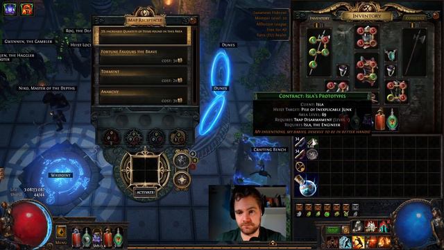 Path of Exile Affliction League Beginner Playthrough with Boneshatter. Part 44 смотреть онлайн