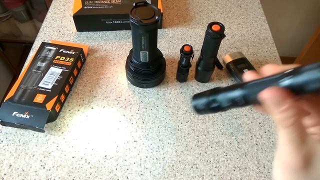 Фонарь Fenix PD35 с магазина Lightinthebox. Сравнение с Fenix BC30R.