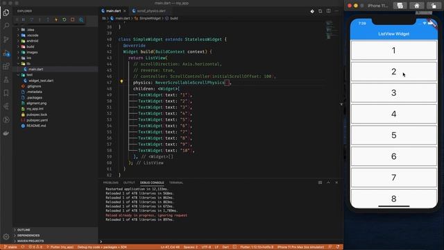 Pro Flutter - Урок 7. Виджет ListView