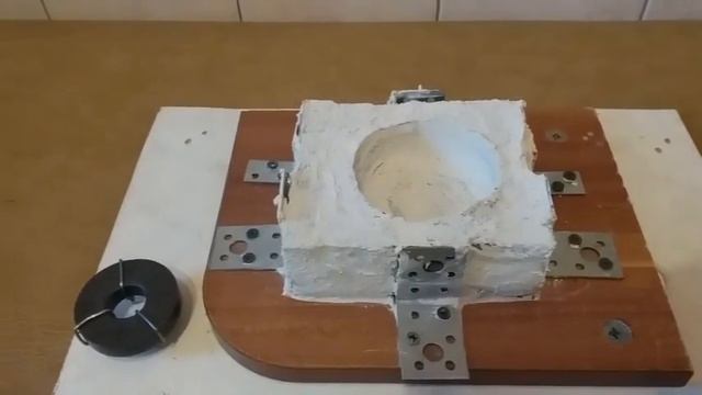 Как залить магнит от микроволновой печи свинцом.... смотреть онлайн