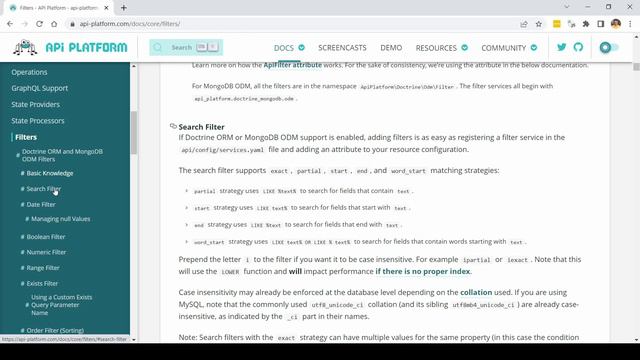 Знакомство с фильтрами в API Platform смотреть онлайн
