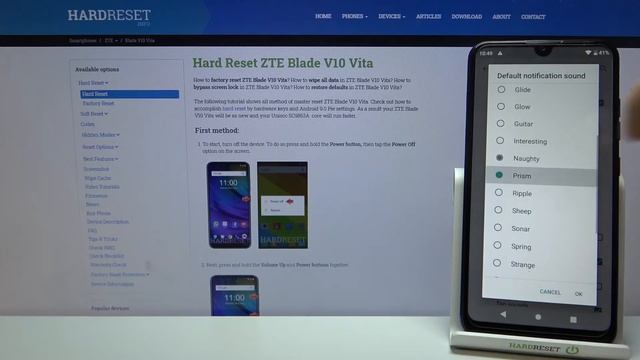 ZTE Blade V10 Vita - Notification Sounds Review смотреть онлайн