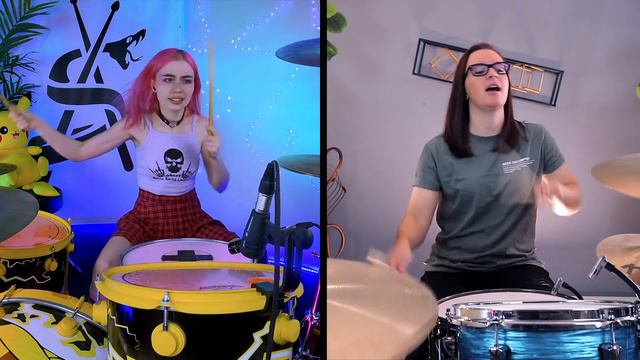 Paramore - Decode. Ft. @KristinaSchiano . Drum cover смотреть онлайн