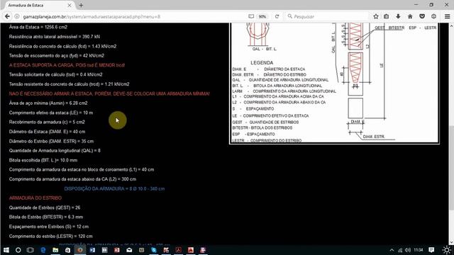 3 Dimensionamento de armadura de estacas que exporta para Autocad (DXF) смотреть онлайн