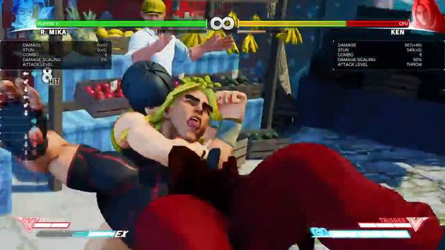STREET FIGHTER V R.Mika 500 Damage смотреть онлайн