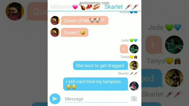 Mortal kombat 11 Ghetto texting story part 2 the group Chat with mileena, Kitana, Tanya, sonya Blad смотреть онлайн