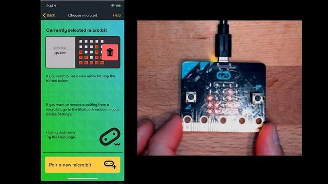 Controlling the Micro:bit from a Phone App смотреть онлайн