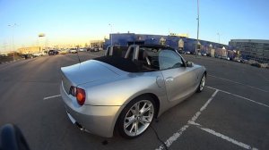 BMW Z4 Открытие и закрытие крыши