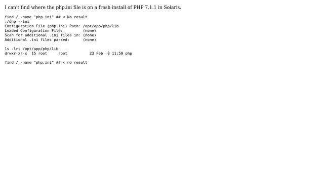 Unix & Linux: Fresh install PHP 7.1.1, php.ini is missing (2 Solutions!!) смотреть онлайн