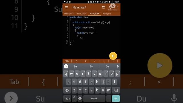 How to make Pattern Program || Jvdroid app || Java Program || ?️ смотреть онлайн