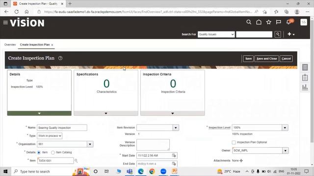 Oracle Fusion SCM Manufacturing WIP Inspection Plan | Oracle Manufacturing Work in Progress | BISP смотреть онлайн