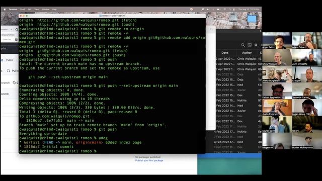 W12D4: Git Workshop w/Chris Walquist (2 of 4) смотреть онлайн