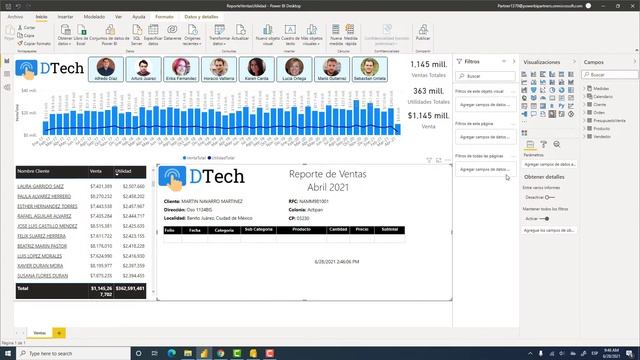 Visualización para Reportes Paginados en Power BI смотреть онлайн