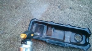 Как почистить клапанную крышку. Прожог сетки клапанной крышки.