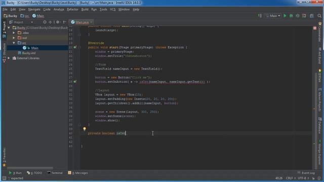 JavaFX Java GUI Tutorial 10 Extract and Validate Input смотреть онлайн