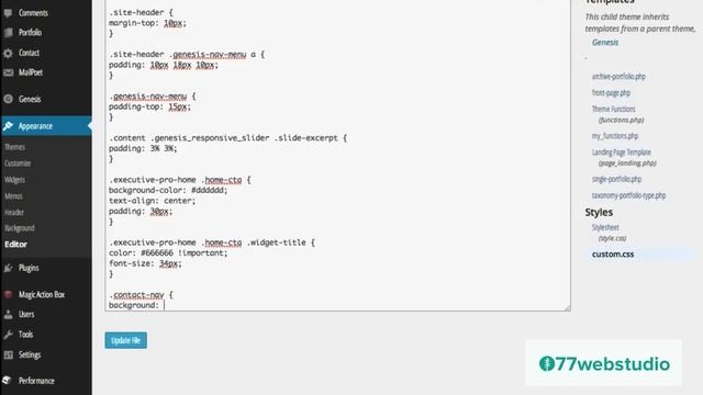 How To Change Color Of One Menu Item: Genesis / WordPress смотреть онлайн