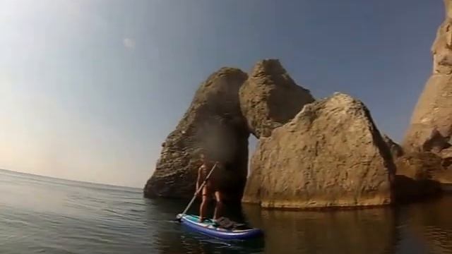 SUP SURFING Крым Новый Свет 2015 смотреть онлайн