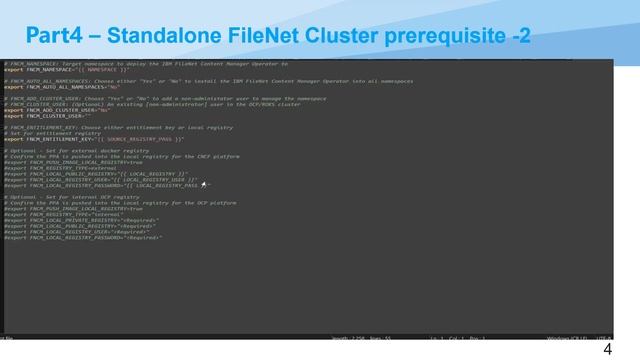 Stand-alone FileNet Container Installation and Configuration on K8s, Part 4: Prerequisites (cont.) смотреть онлайн