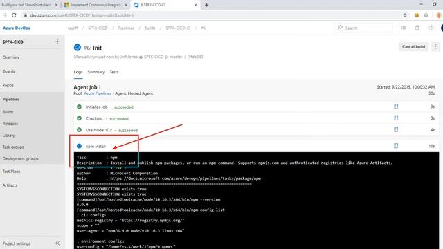 Azure CICD Pipeline with SP Framework (SPFX) смотреть онлайн